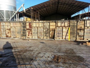 Formwork for Concrete Material Bin Walls