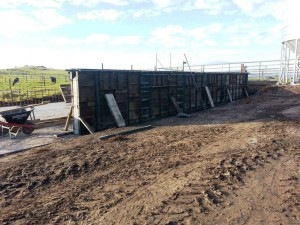 Formwork for Concrete Material Bin Walls