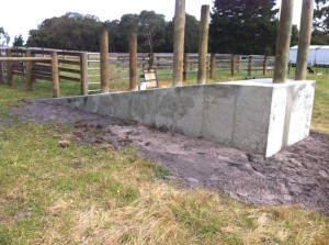 Concrete Cattle Race, Cattle Crush Slab & Front Entrance Slab in Barry Beach, Victoria